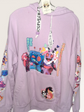 Hazbin Hotel Lavender Anime Graphic Hoodie