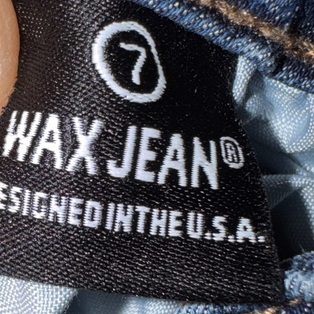 Wax Jean Distressed Skinny Jeans