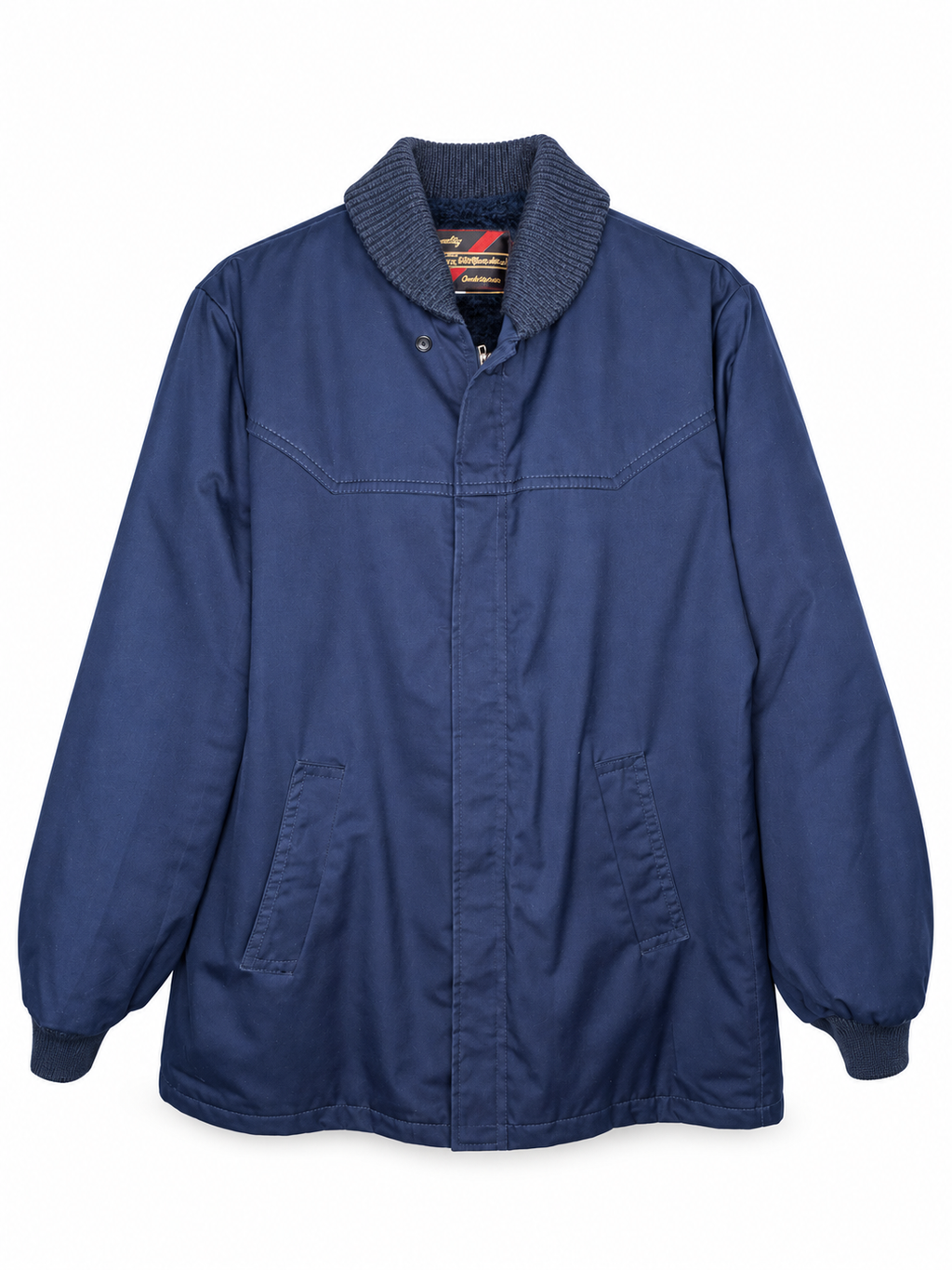 Sears The Men’s Store Navy Fleece-Lined Jacket