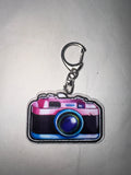 Retro Camera Acrylic Keychain