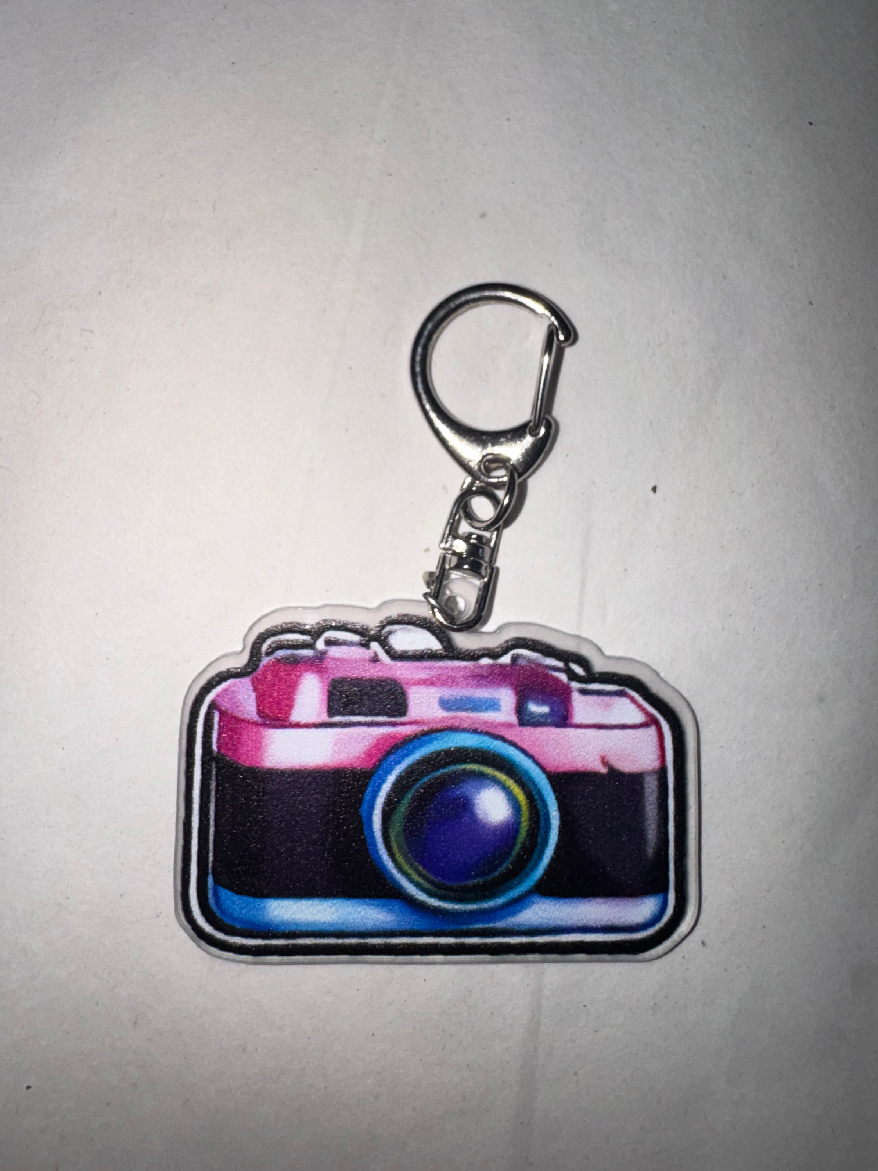 Retro Camera Acrylic Keychain