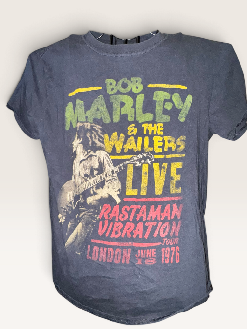 Bob Marley Rastaman Vibration 1976 Tour Graphic T-Shirt