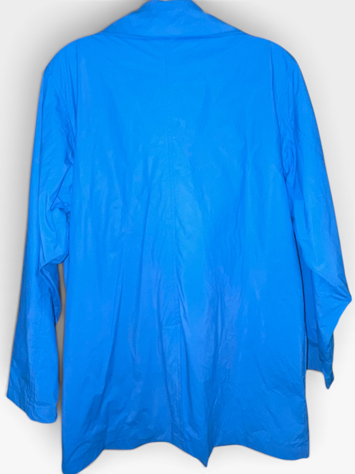 Colebrook & Co. Bright Blue Double-Breasted Raincoat