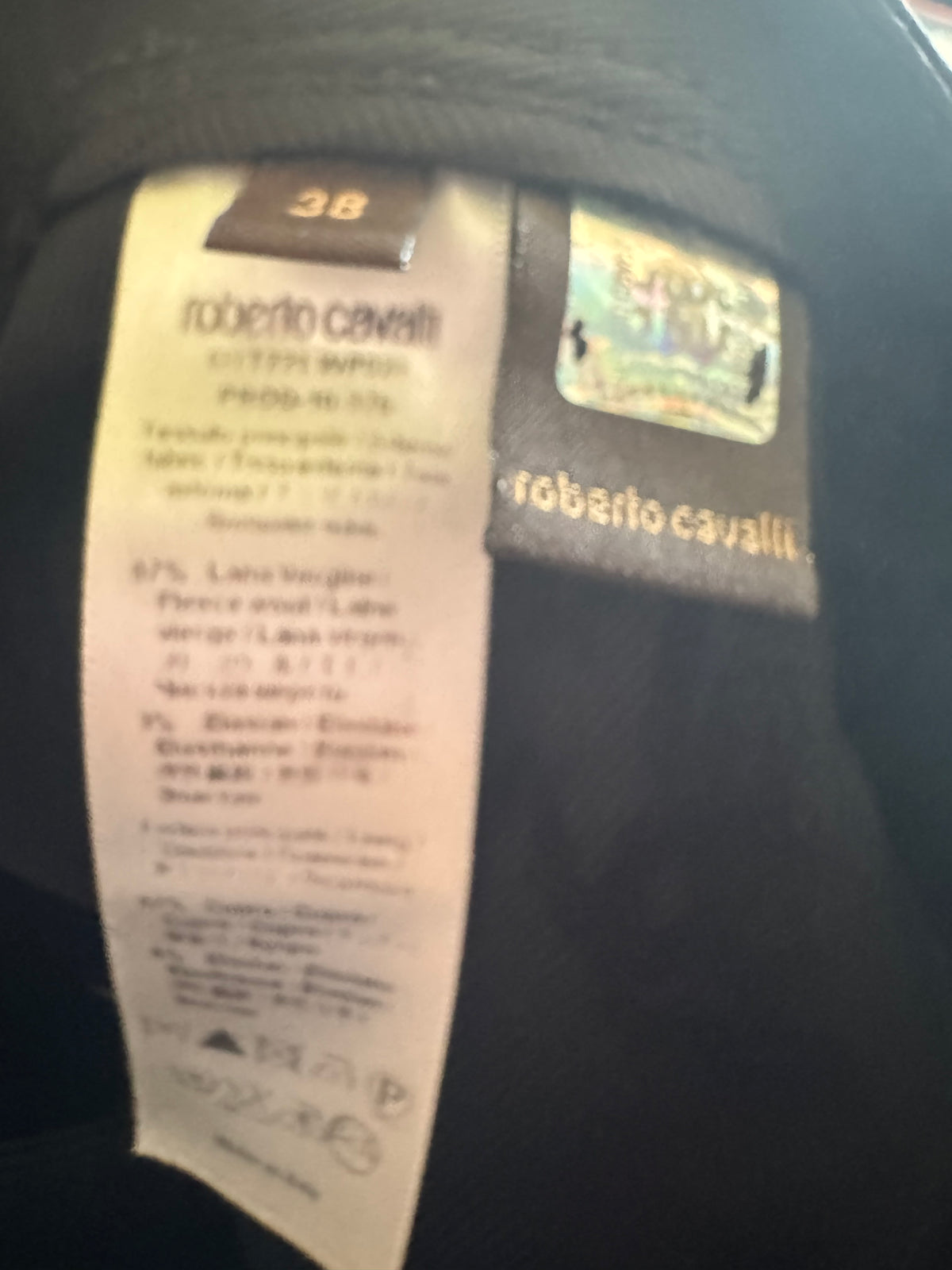 Roberto Cavalli Black Slim-Leg Pants