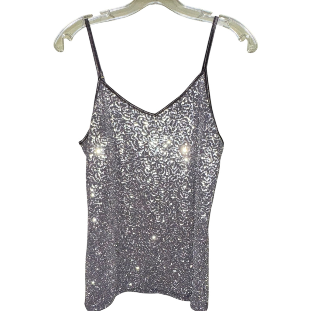Express Silver Sequin Camisole