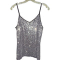 Express Silver Sequin Camisole