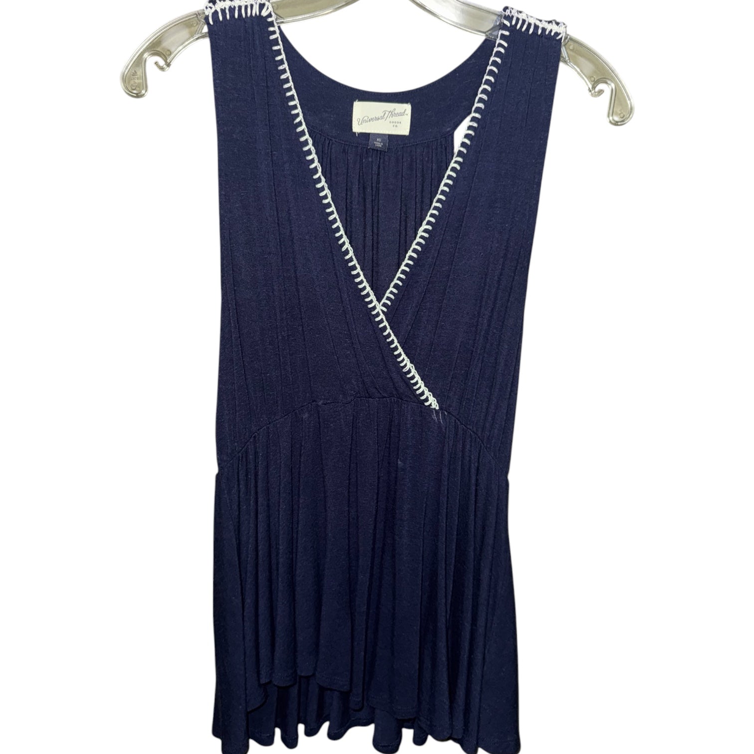 Universal Thread Navy Embroidered Tank