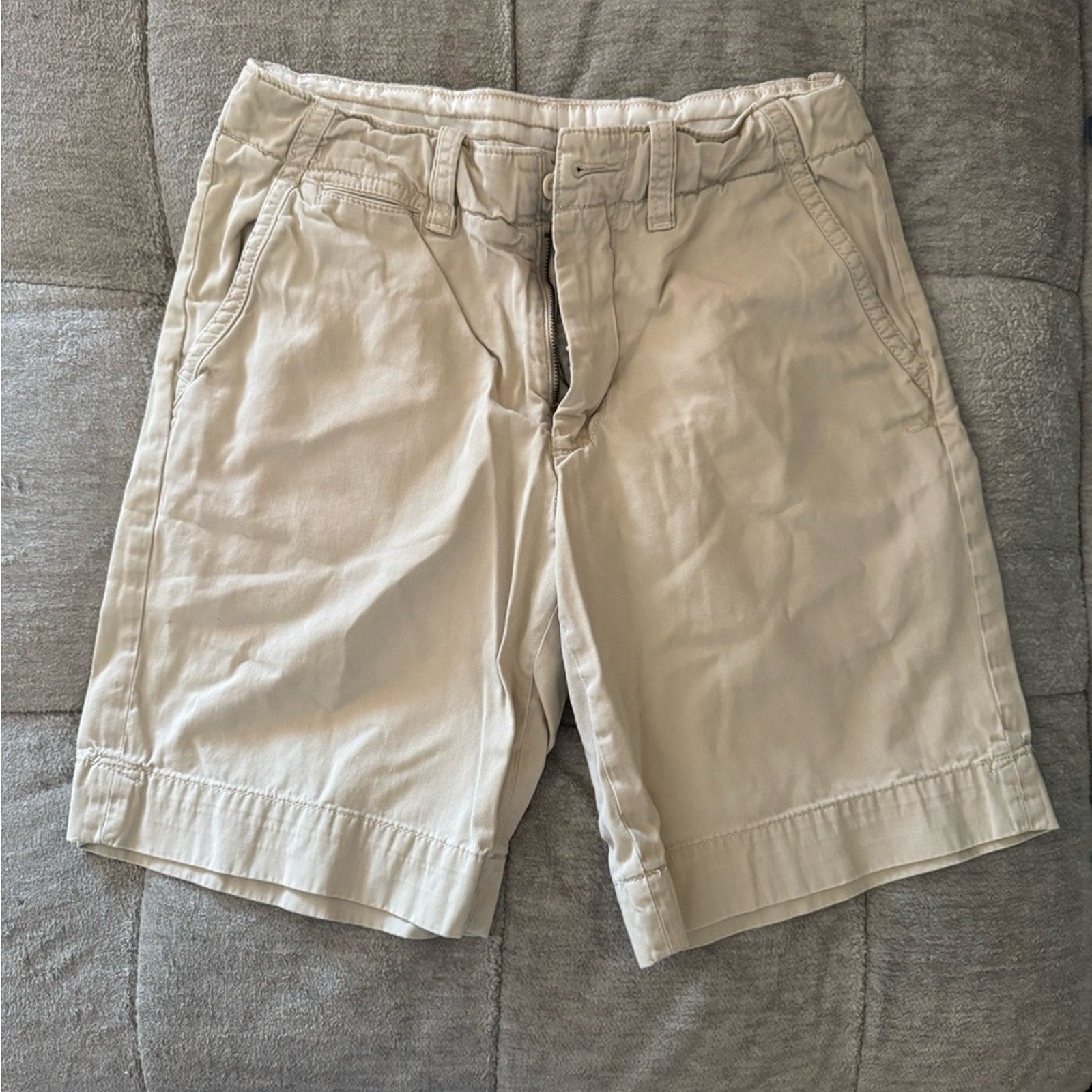 Polo by Ralph Lauren Beige Flat Front Shorts