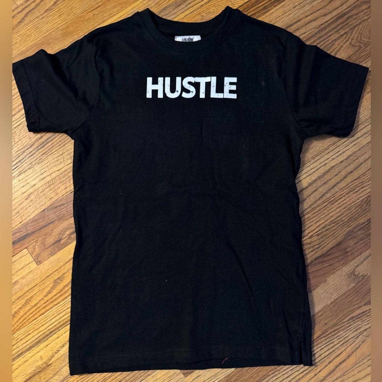 Hustle Black Kids T-Shirt