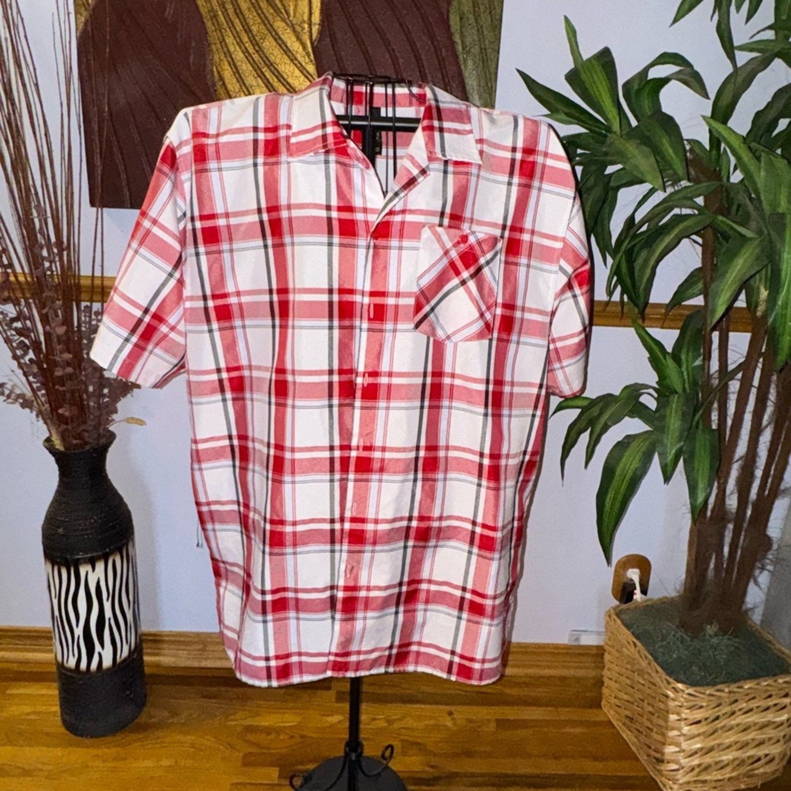 True Rock Plaid Button-Up Shirt