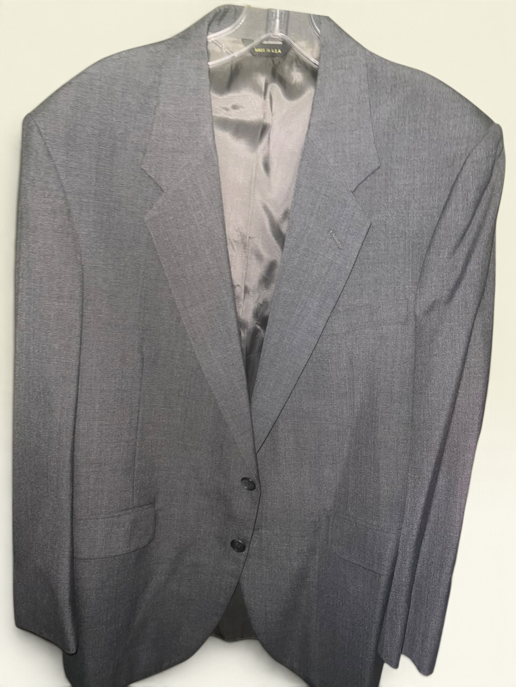 Towncraft Gray Two-Button Blazer