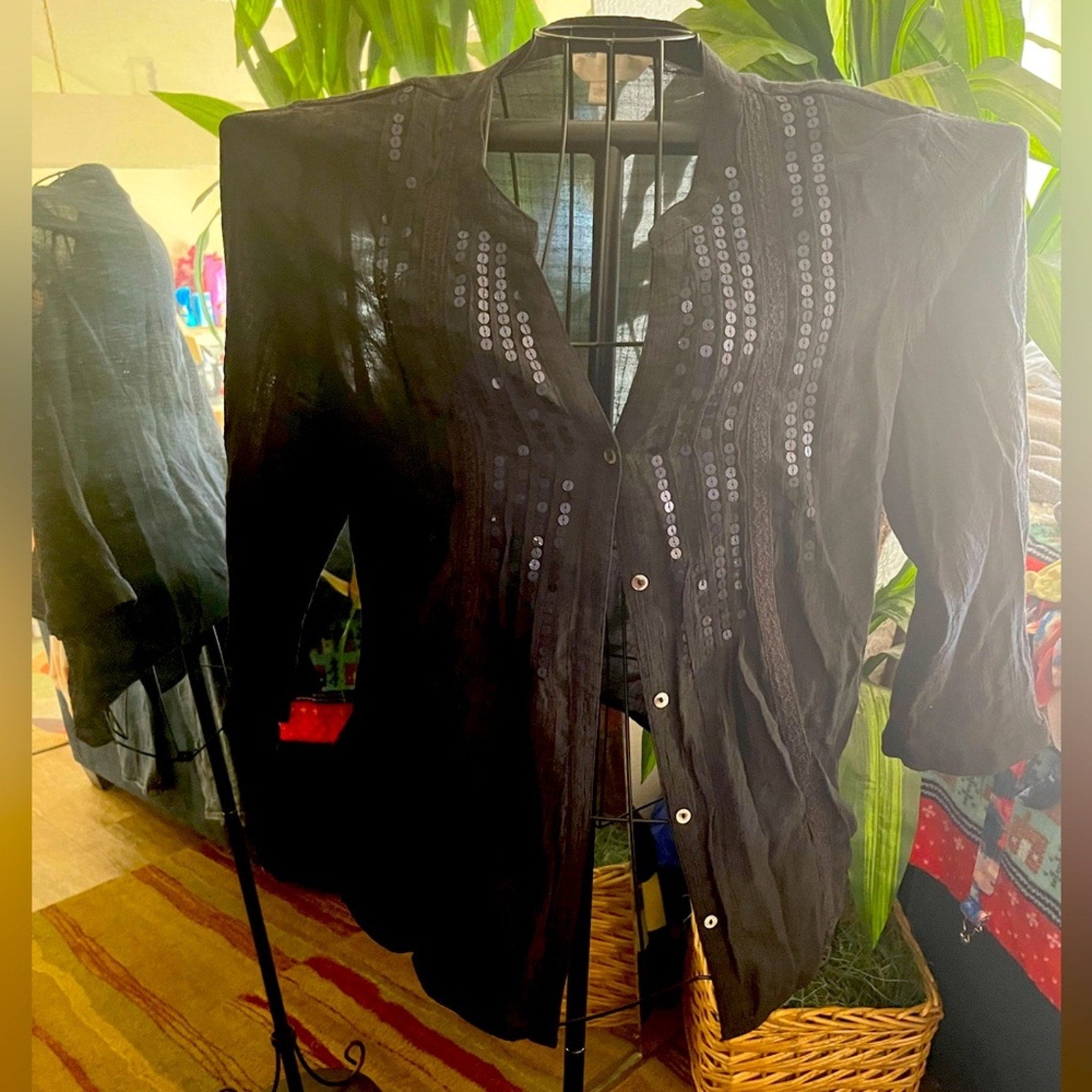 Krazy Ka shell button up blouse