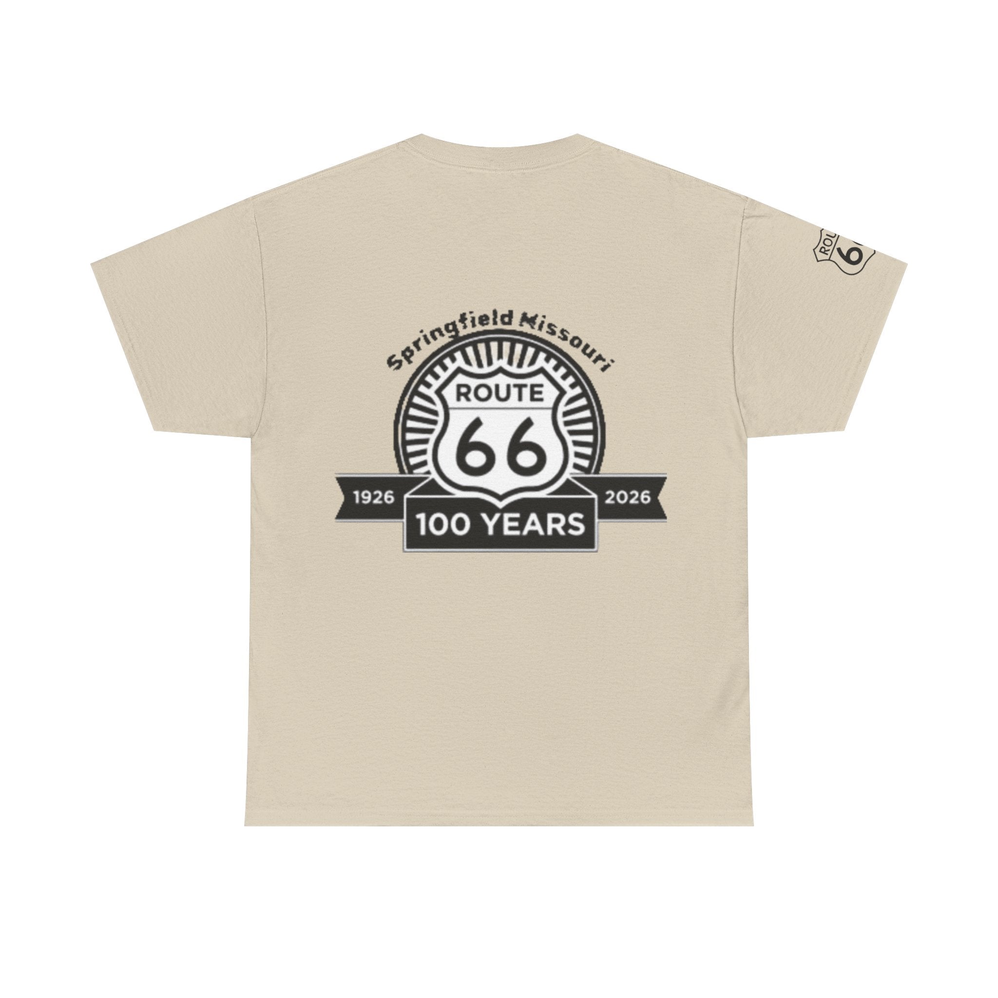 Route 66 100 Years T‑Shirt — Springfield Missouri Centennial Roadtrip Tee