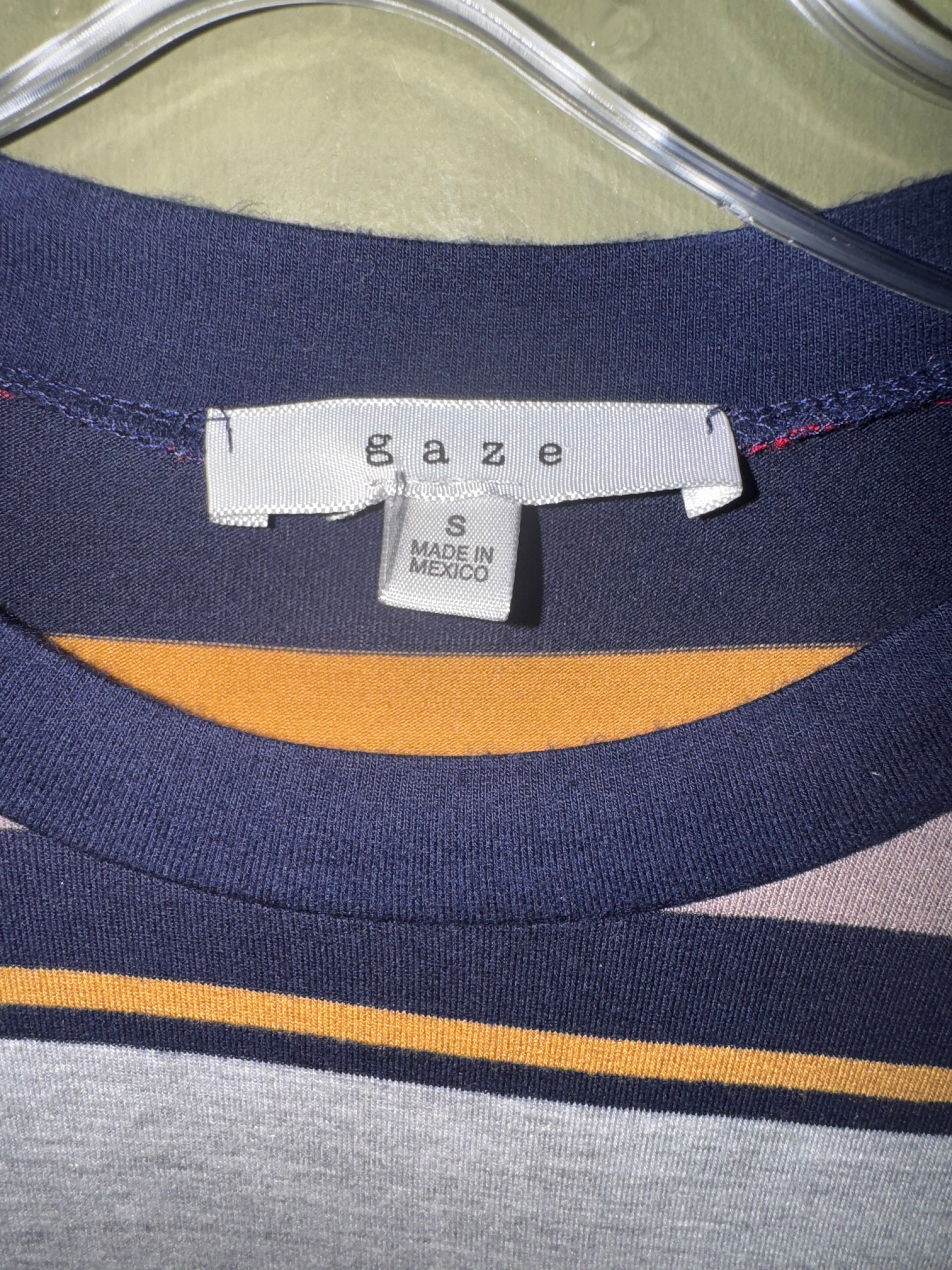 Gaze Multi-Color Striped Tee