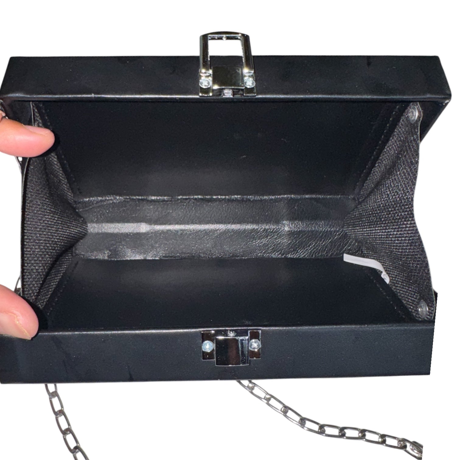 Novelty Cassette Tape Shaped Hard Shell Crossbody Bag