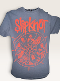 Slipknot Nine Members Wheel Graphic T-Shirt