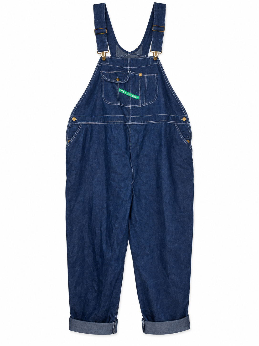 KEY Indigo Denim Bib Overalls