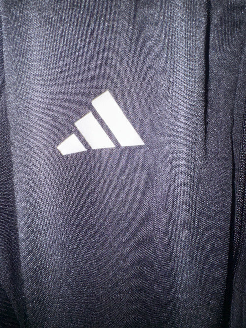 Adidas Black 3-Stripe Full-Zip Track Jacket