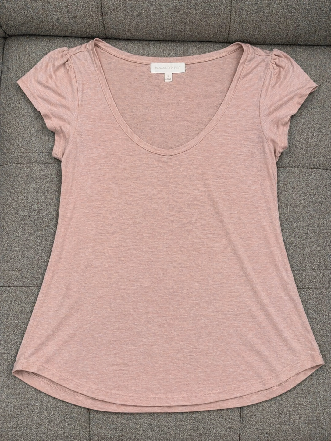 Adyson Parker Blush Pink Scoop Neck Tee