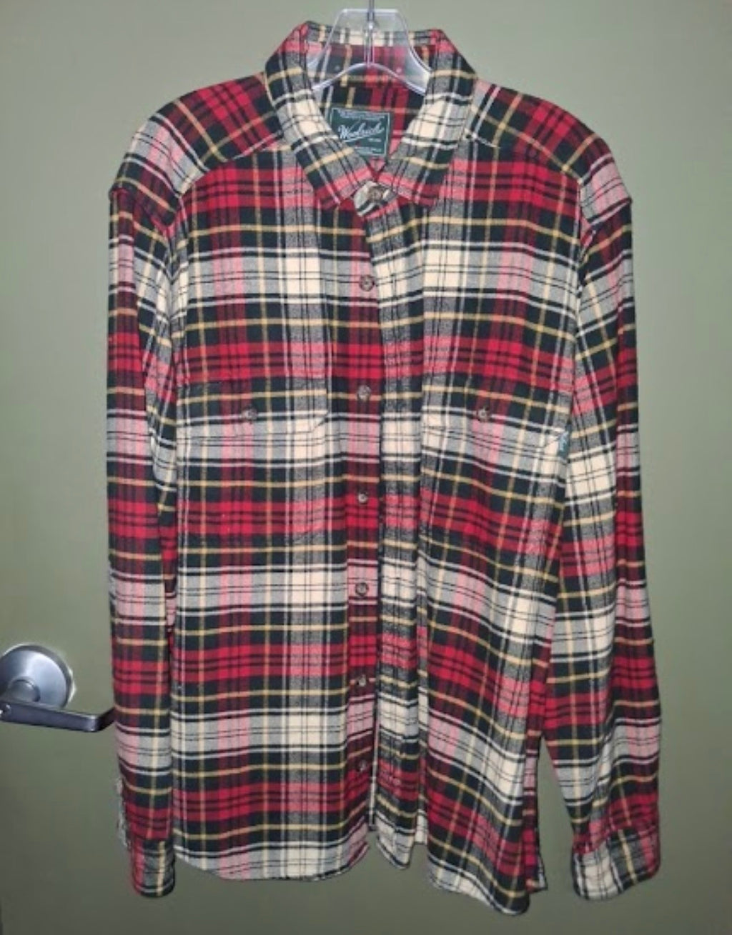 Woolrich Men's Heavyweight Tartan Plaid Flannel Shirt