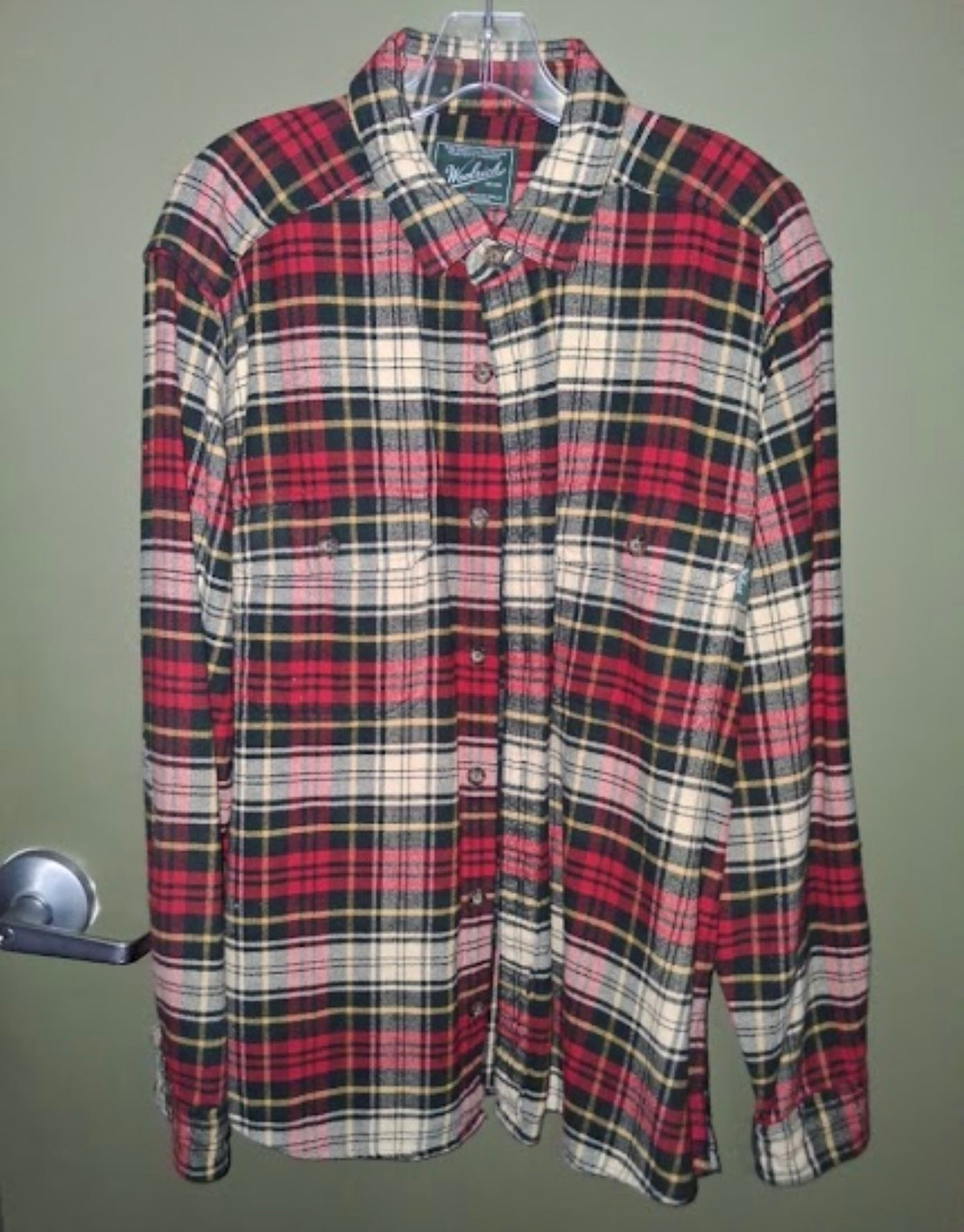 Woolrich Men's Heavyweight Tartan Plaid Flannel Shirt