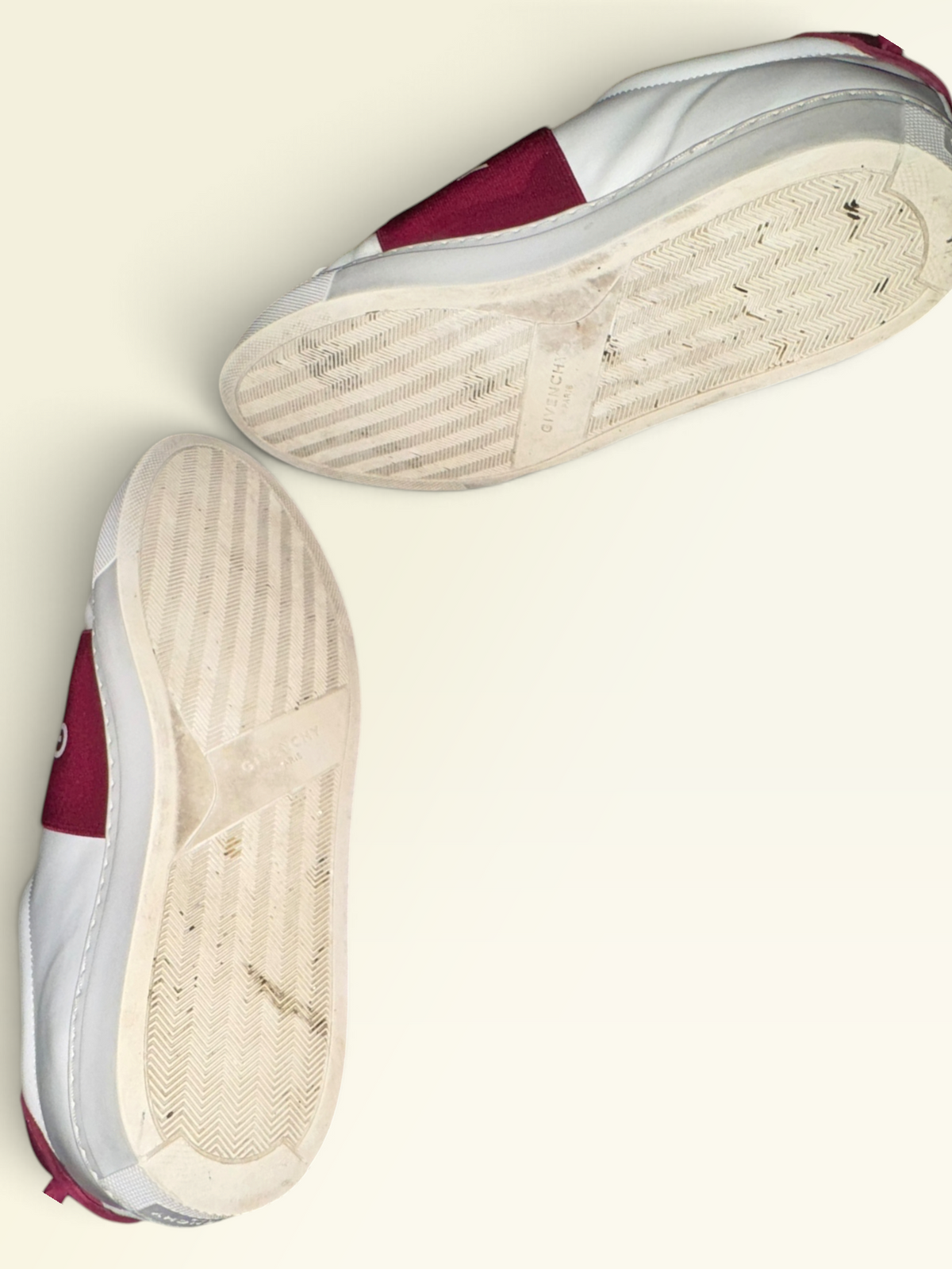 Givenchy Urban Street Slip-On Sneakers with Red Logo Band