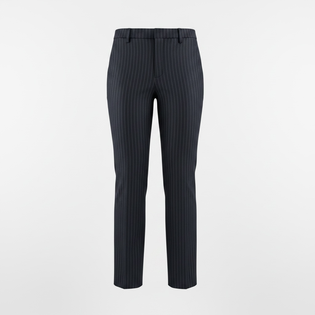 Villager Liz Claiborne Navy Blue Pinstripe 2-Piece Pant Suit Blazer