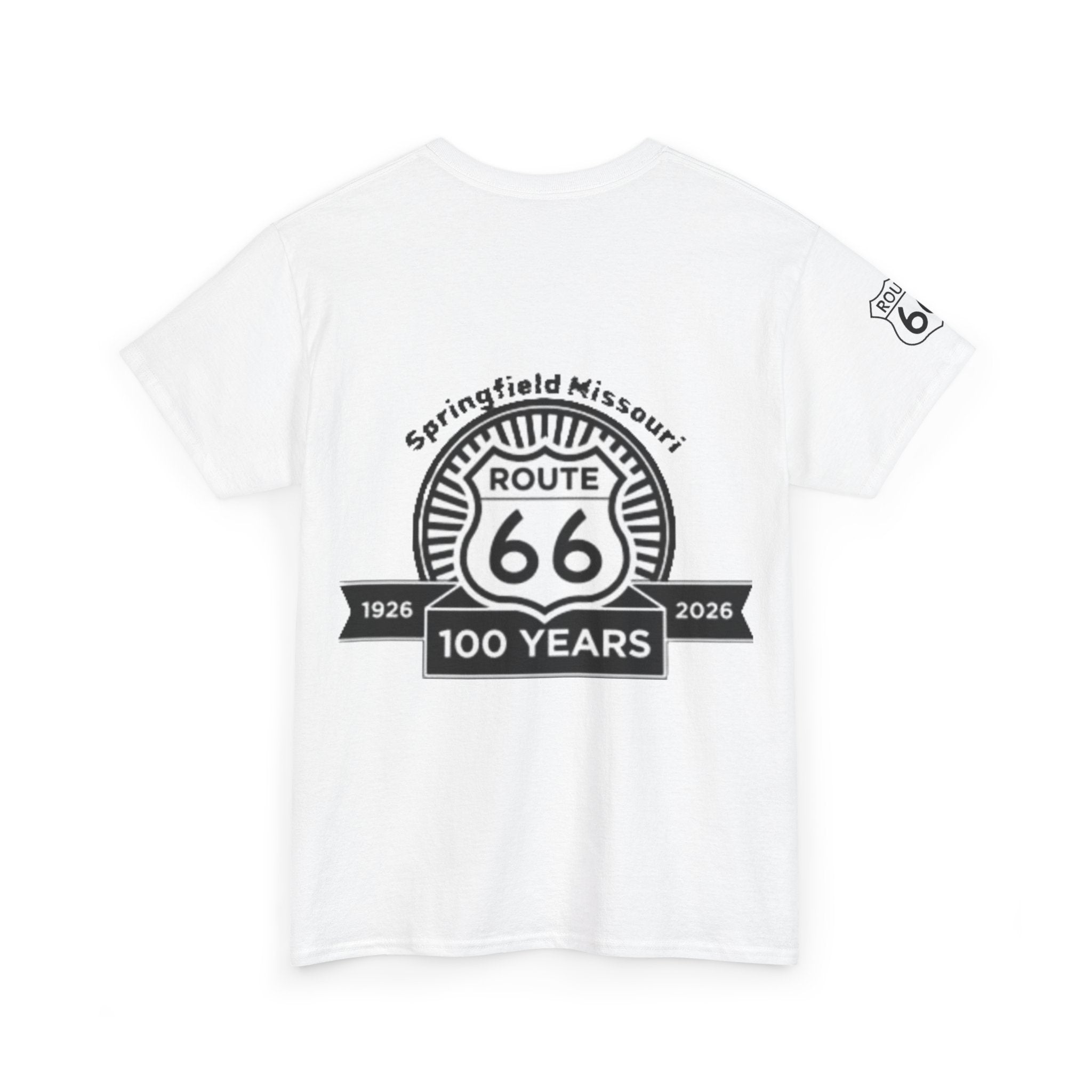 Route 66 100 Years T‑Shirt — Springfield Missouri Centennial Roadtrip Tee