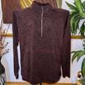 lululemon athletica Men's Burgundy Quarter-Zip Shirt