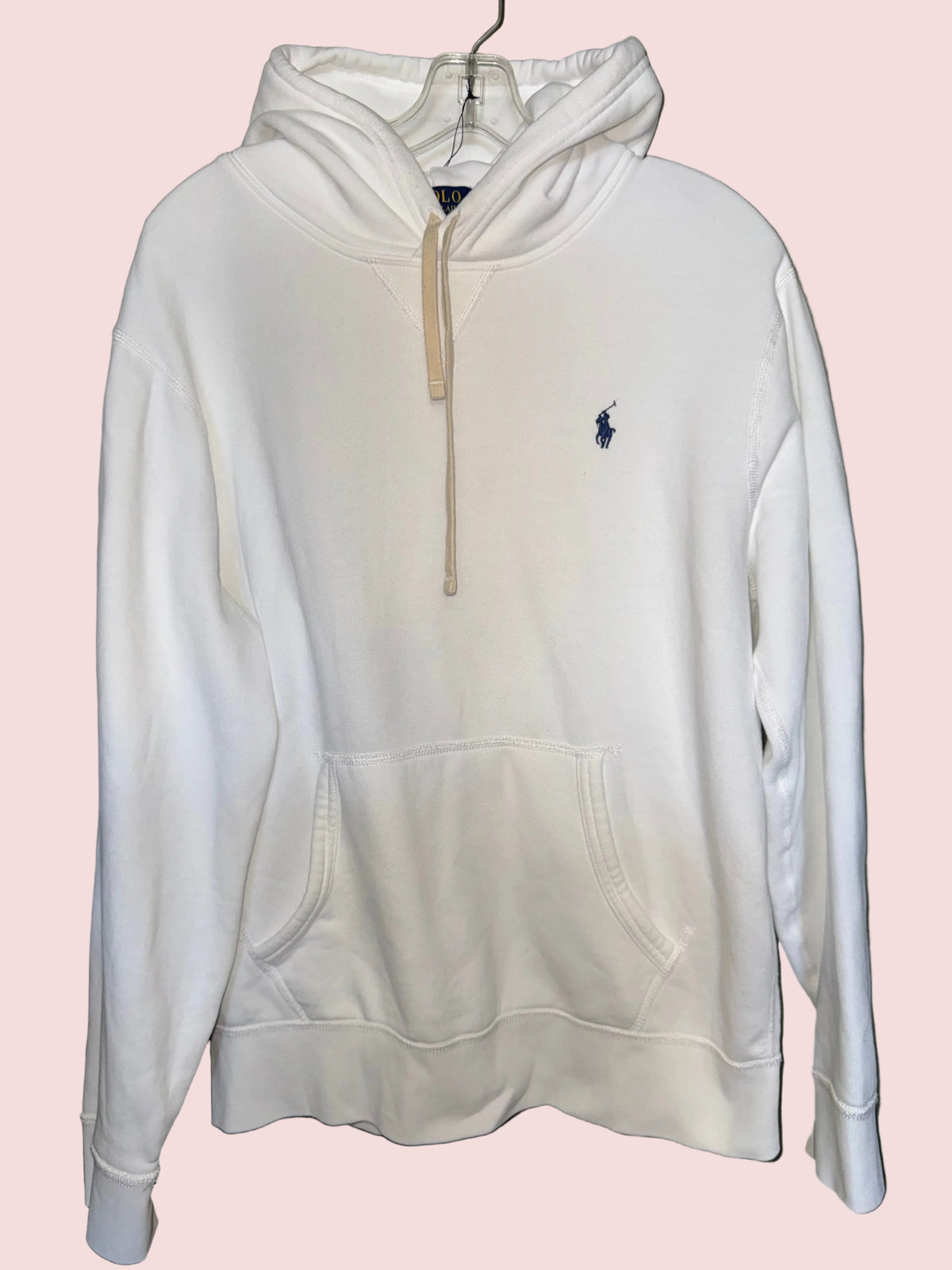Polo Ralph Lauren White Pullover Hoodie