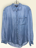 Velvet Heart Blue Button-Front Shirt