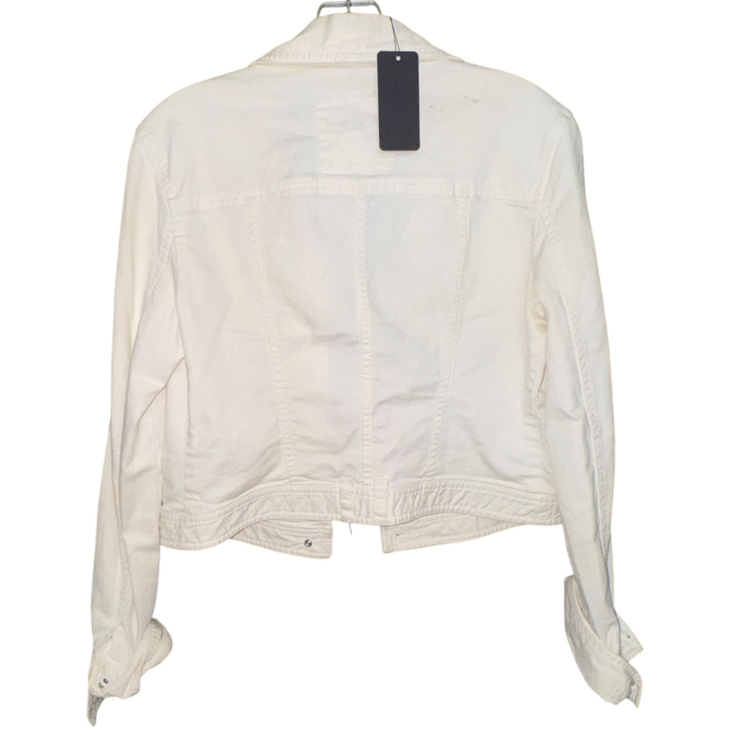 Ann Taylor LOFT White Denim Jacket