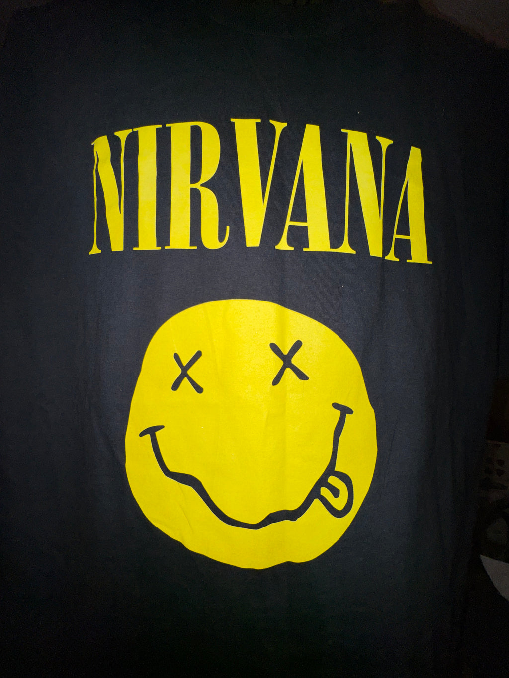 Nirvana Classic Smiley Logo Graphic Tee