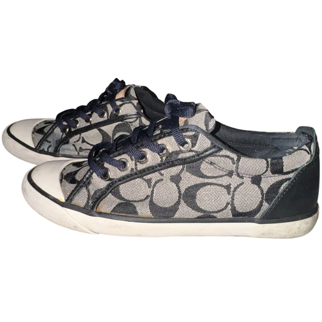 Coach Barrett Signature C Canvas Low-Top Sneakers