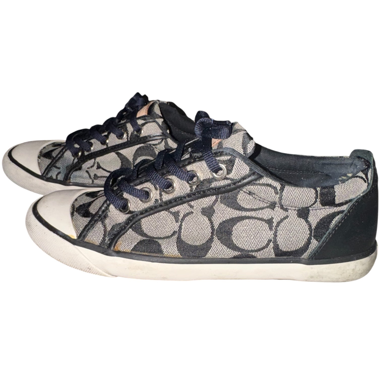 Coach Barrett Signature C Canvas Low-Top Sneakers