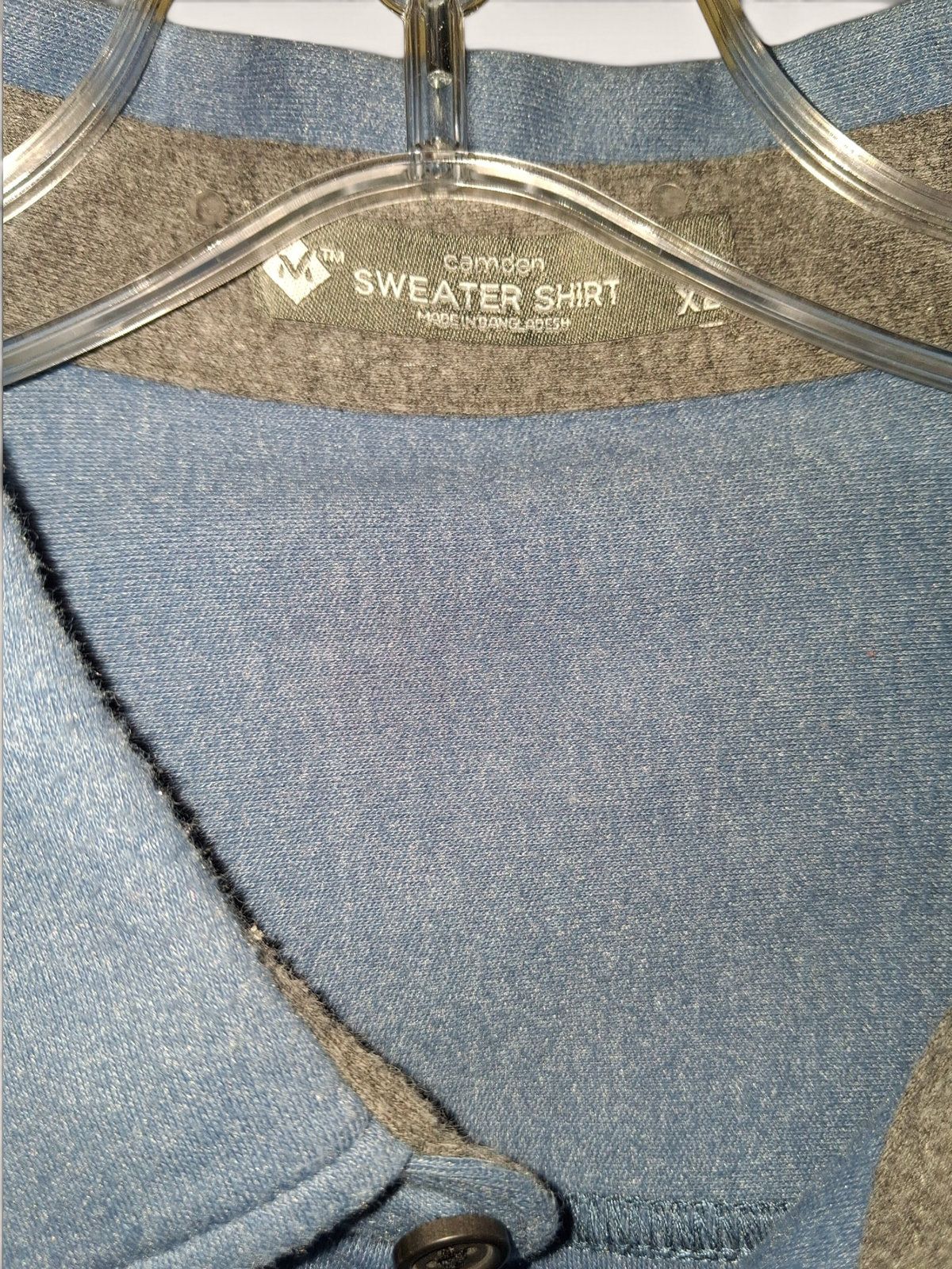 Canyon Creek Sweater Shirt Blue Button-Down