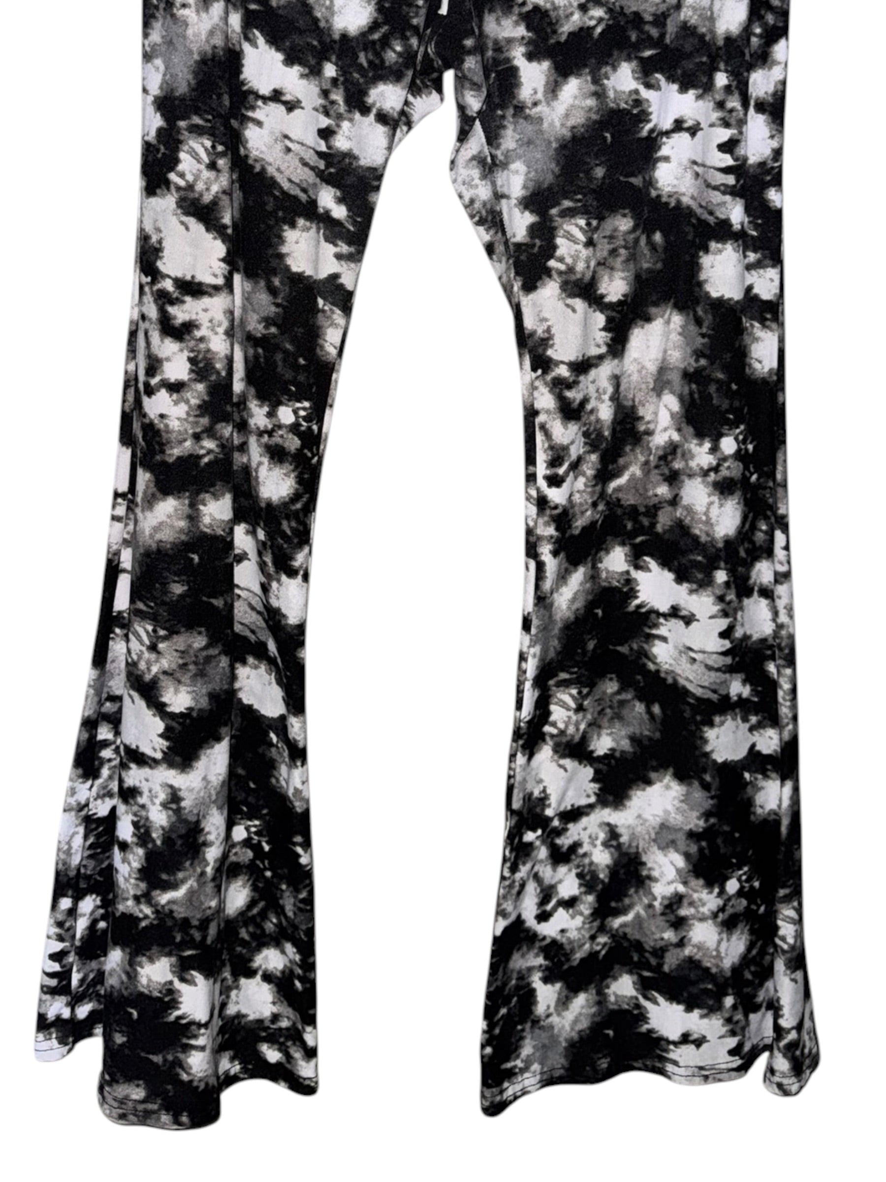 Black & White Flare Pants
