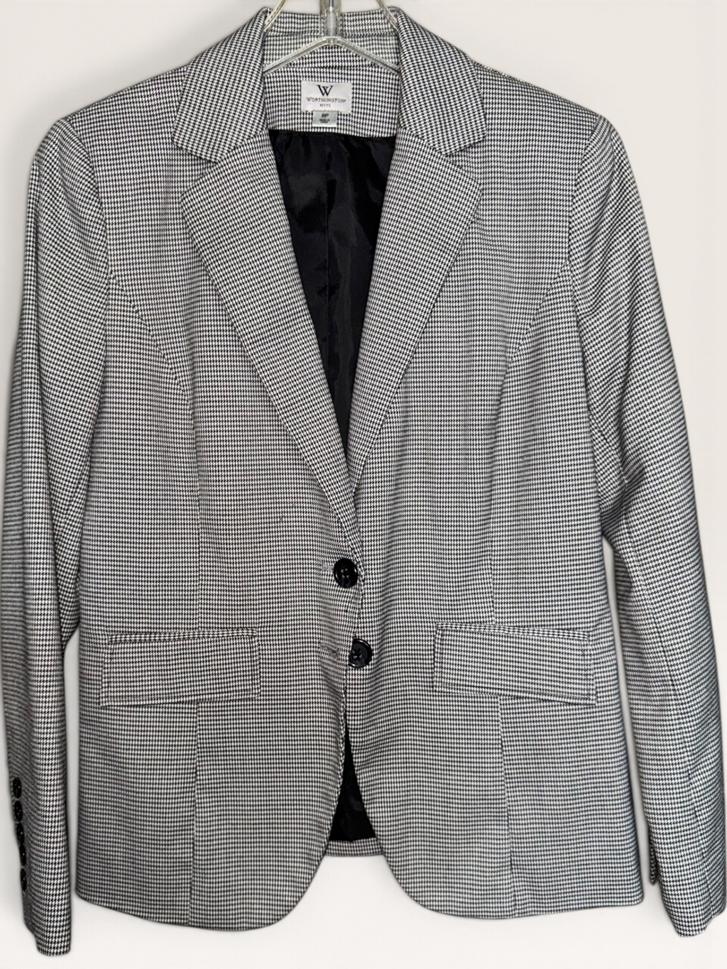 Worthington Petite Houndstooth Blazer