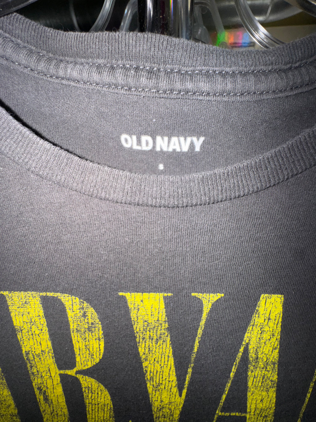 Nirvana Smiley Face Old Navy Graphic Tee