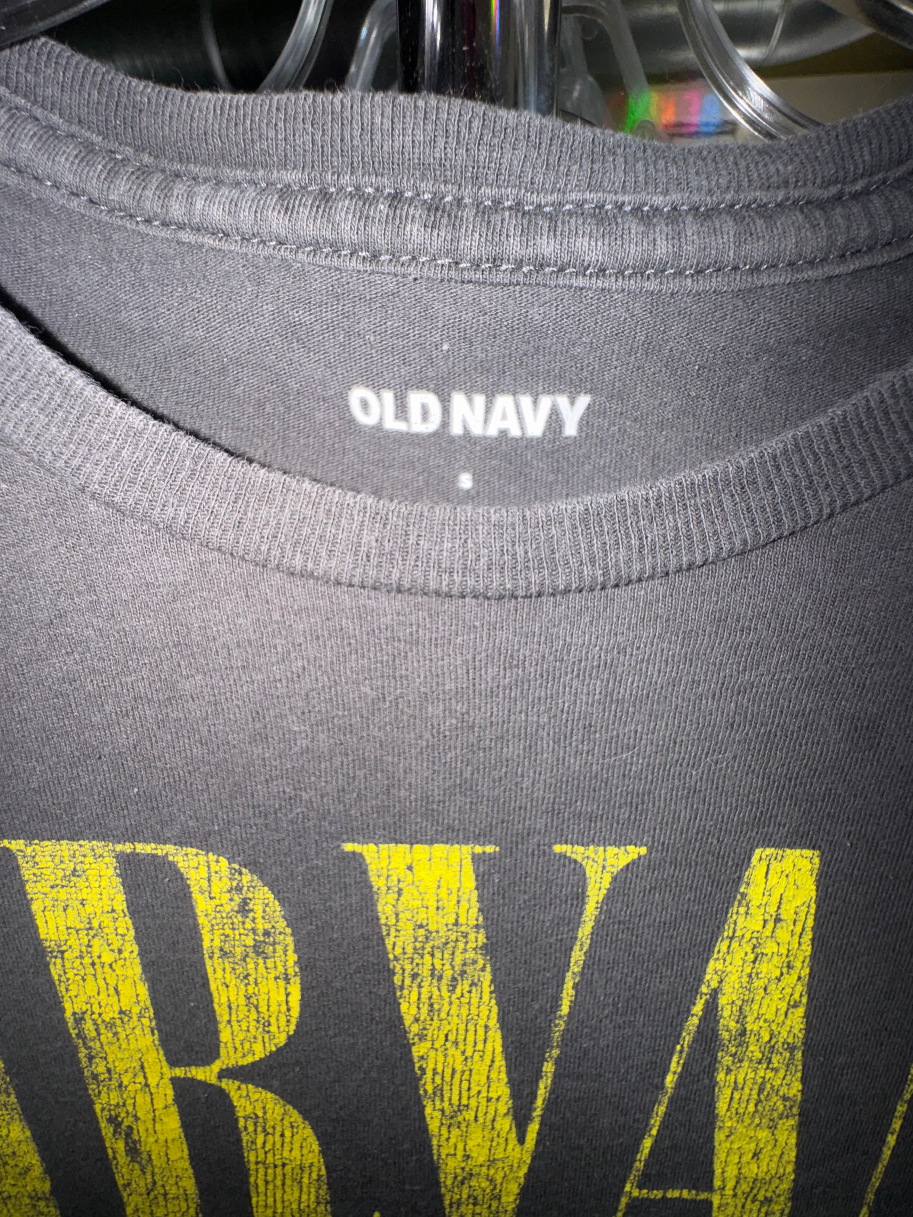 Nirvana Smiley Face Old Navy Graphic Tee