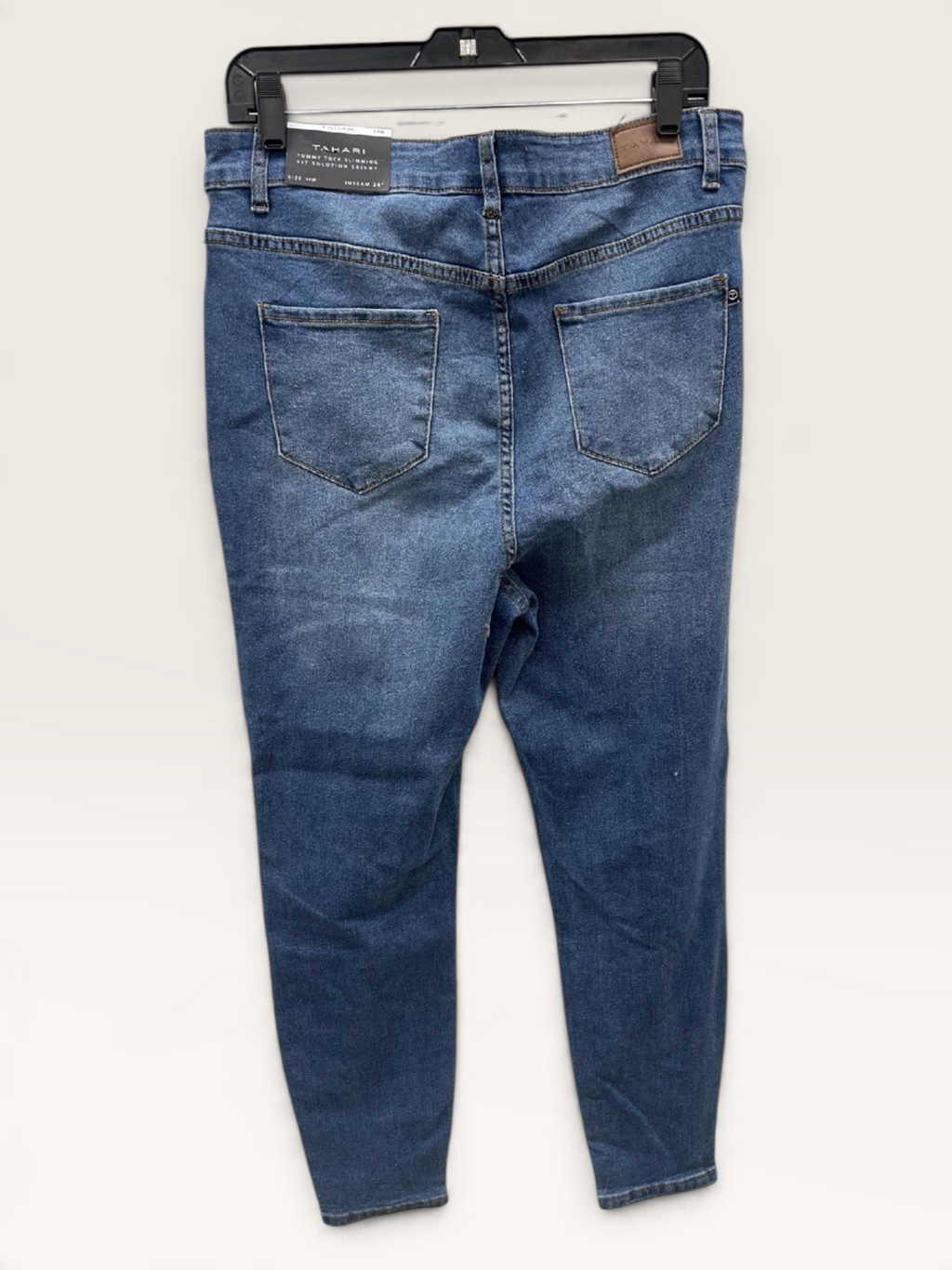 Tahari Chic Medium Wash Stretch Jeans