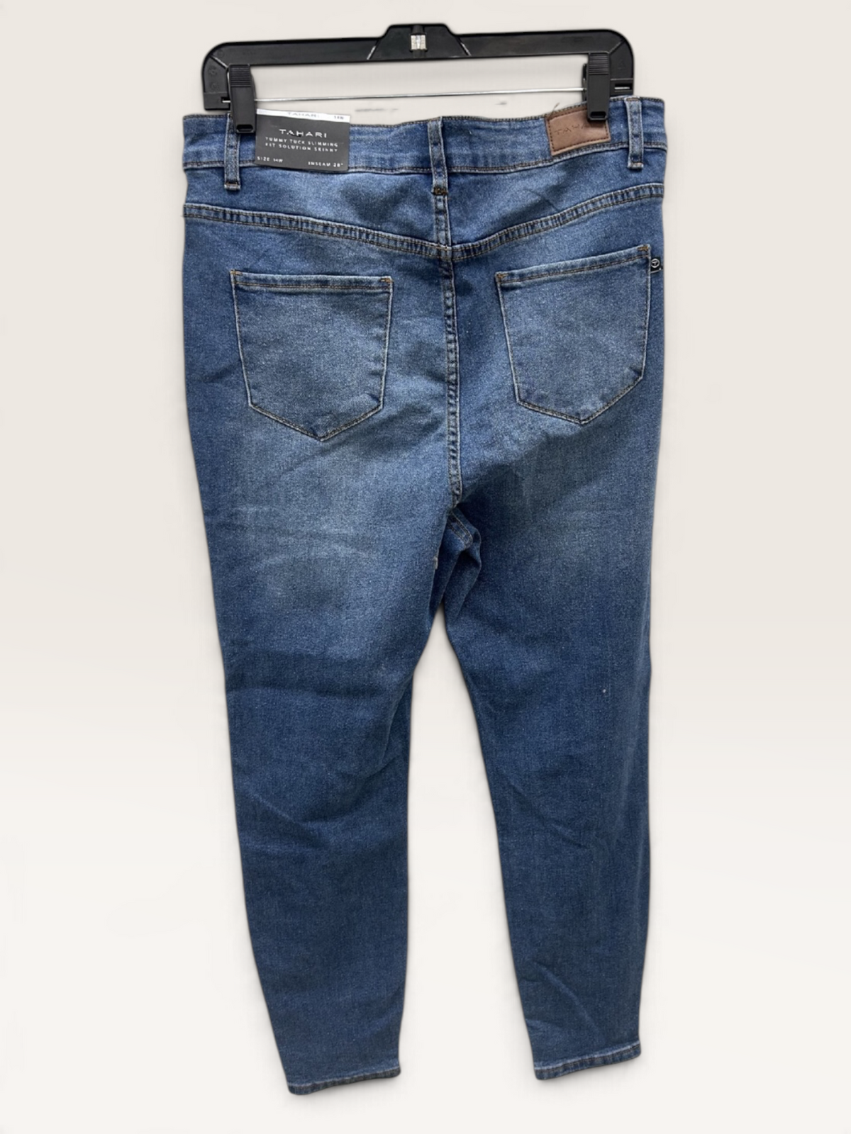 Tahari Chic Medium Wash Stretch Jeans