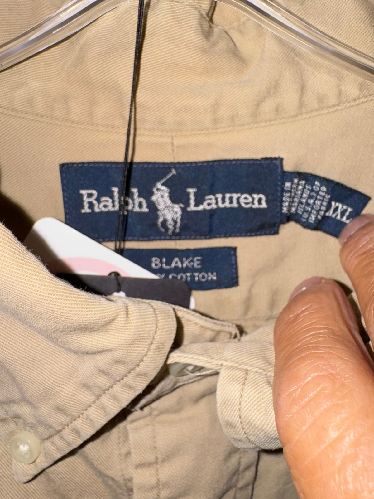 Ralph Lauren Blake Tan Button-Down