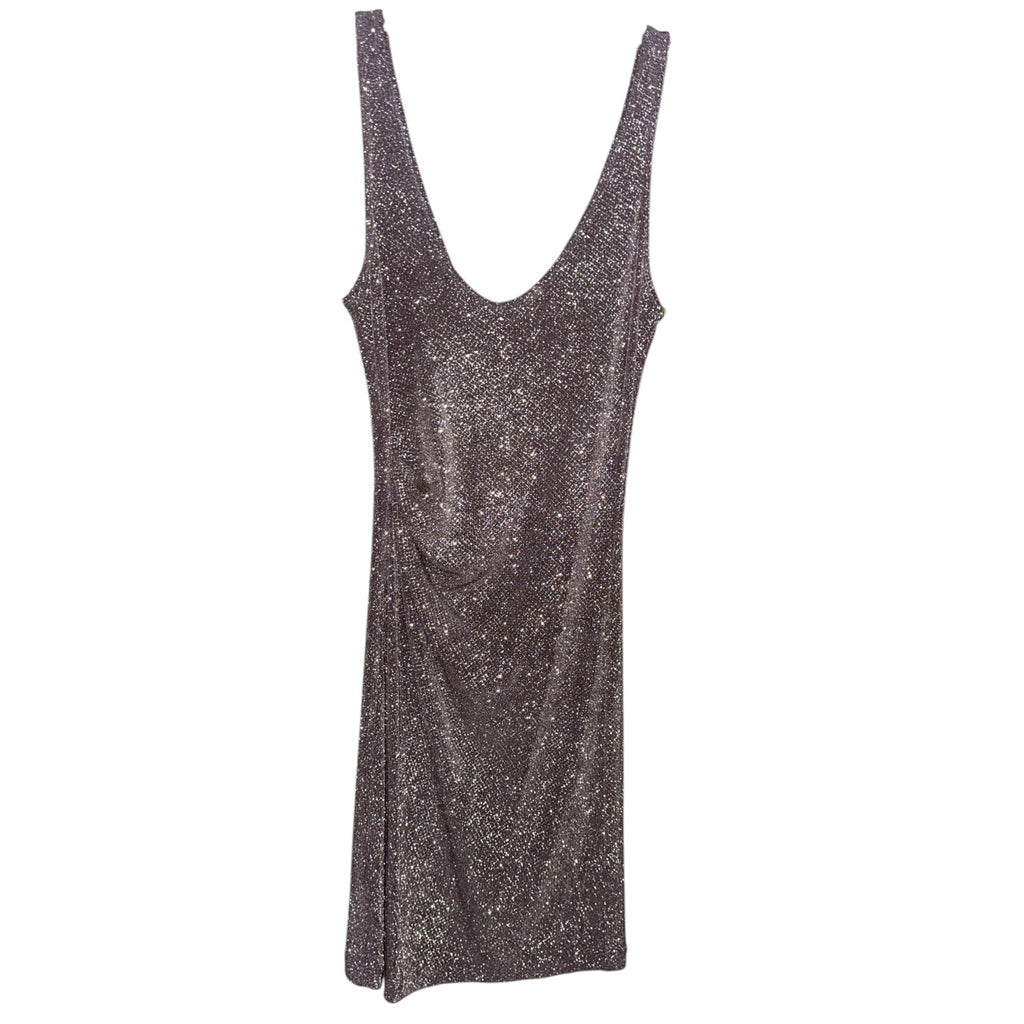 Jump Apparel Metallic Ruched Dress