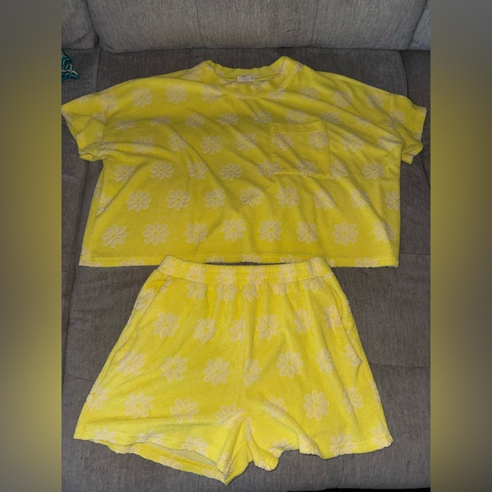 Entro Sunny Yellow Terry Cloth Ensemble