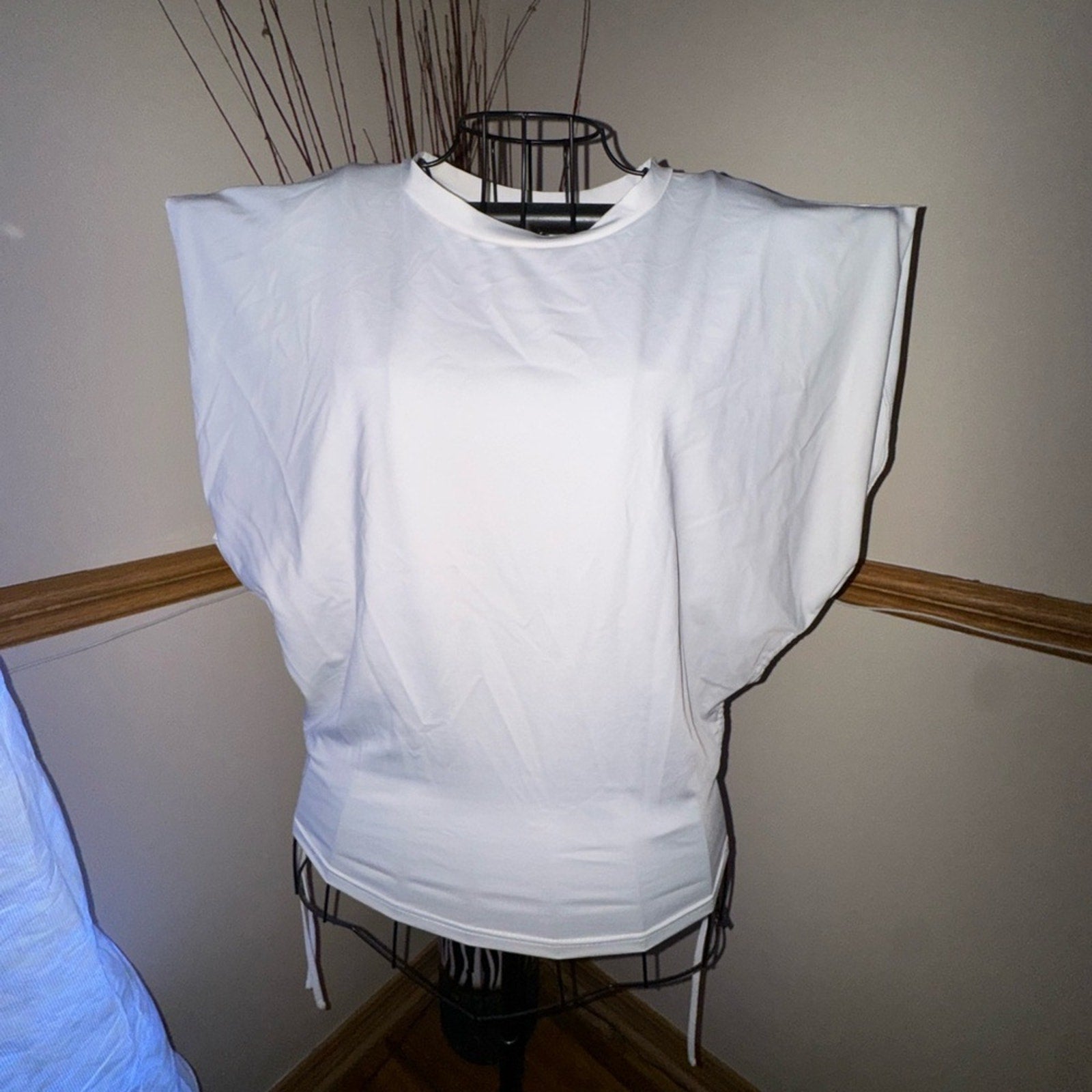 SHEIN White Short Sleeve Top