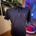 Polo Golf Ralph Lauren Navy Blue Pima Cotton Henley Shirt