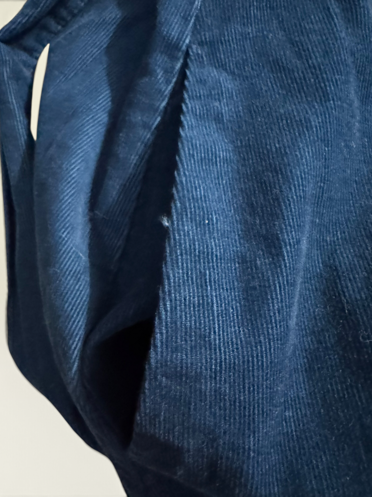 J.Crew Factory Seaport Blue Corduroy Shirt Dress
