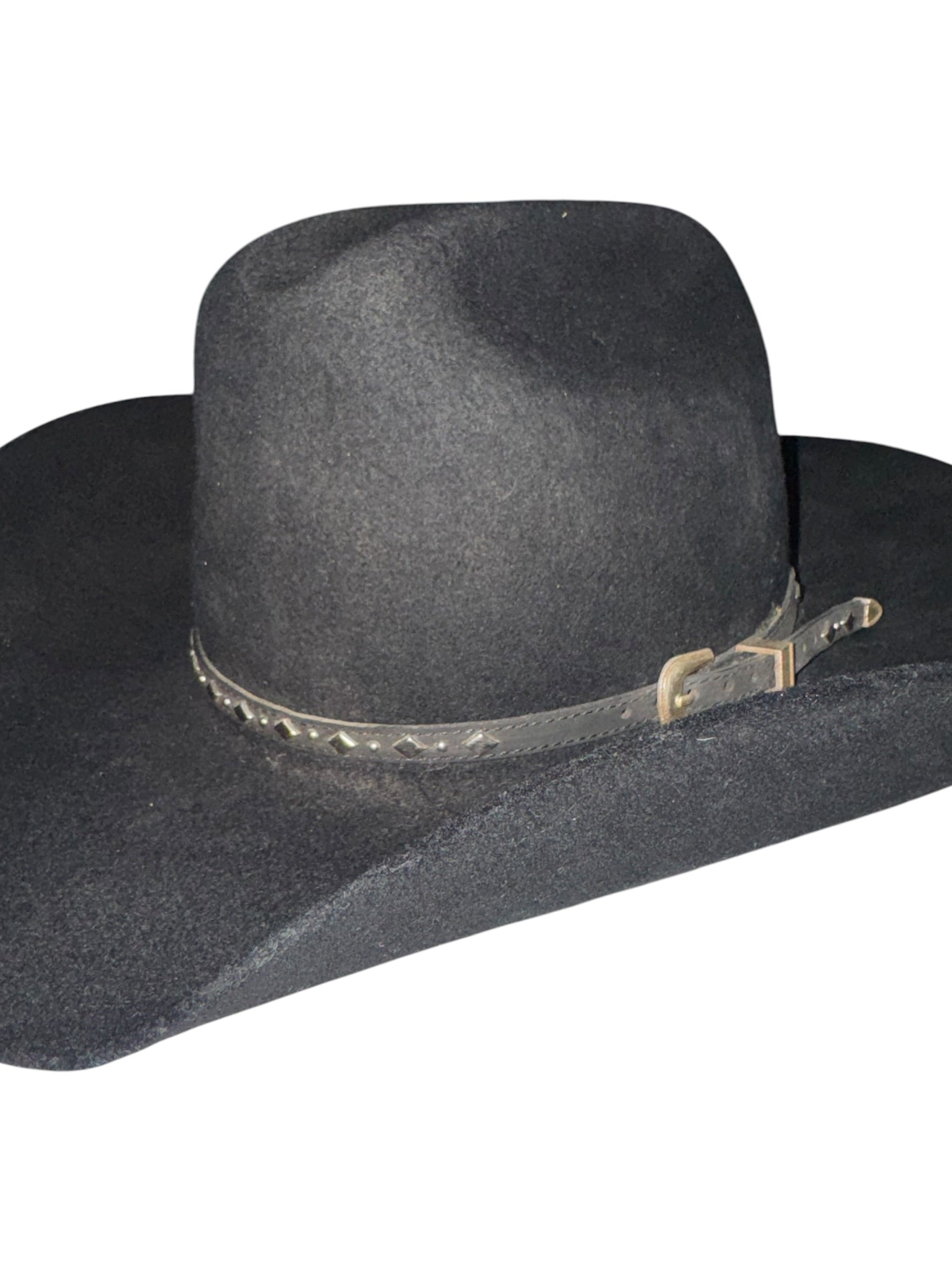 MHT Westerns Black Felt Cowboy Hat