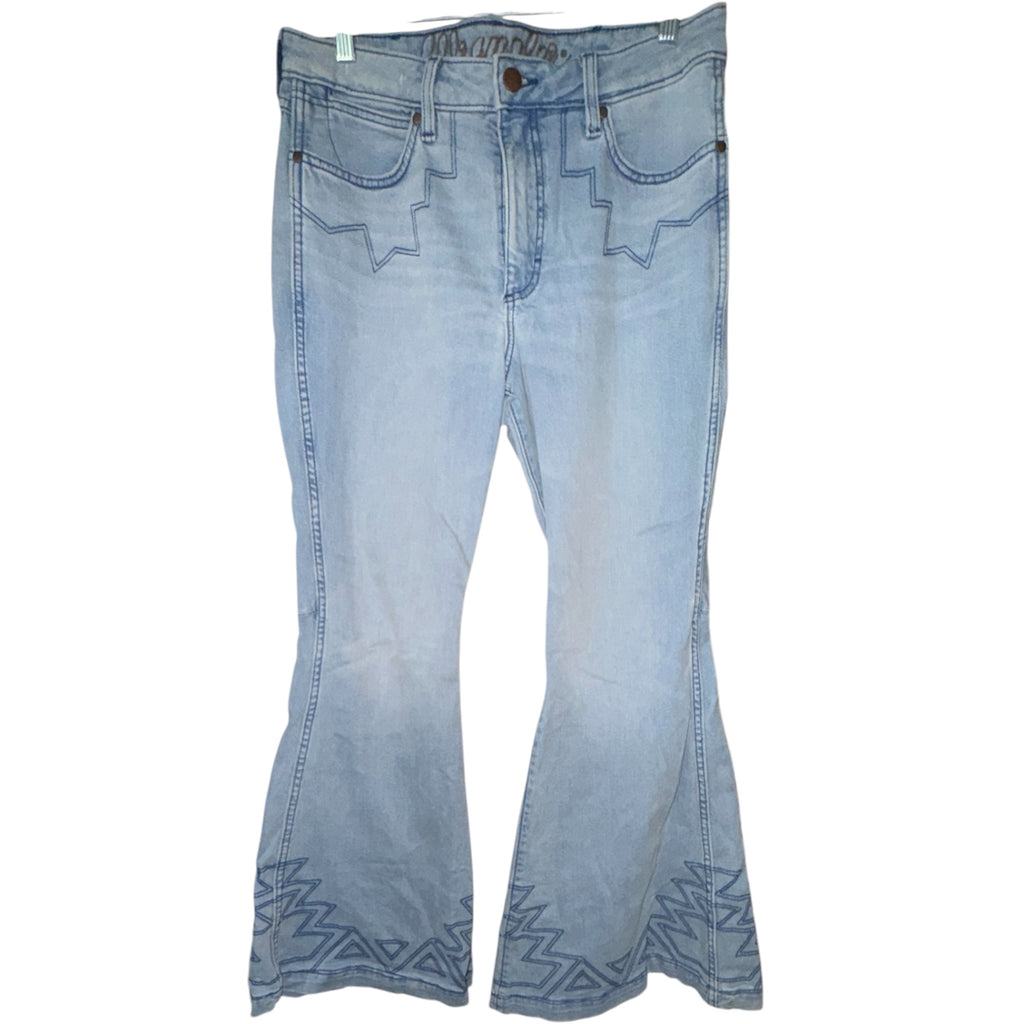 Wrangler Southwestern Sun Light Wash Flare Jeans